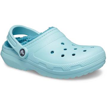 Zapatos Crocs Classic Forro Clog Hombre Aqua | Mexico 0669LISH